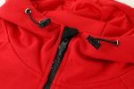 Chaqueta con capucha exclusiva AC Milán Black Red 21/22 - Imagen 4