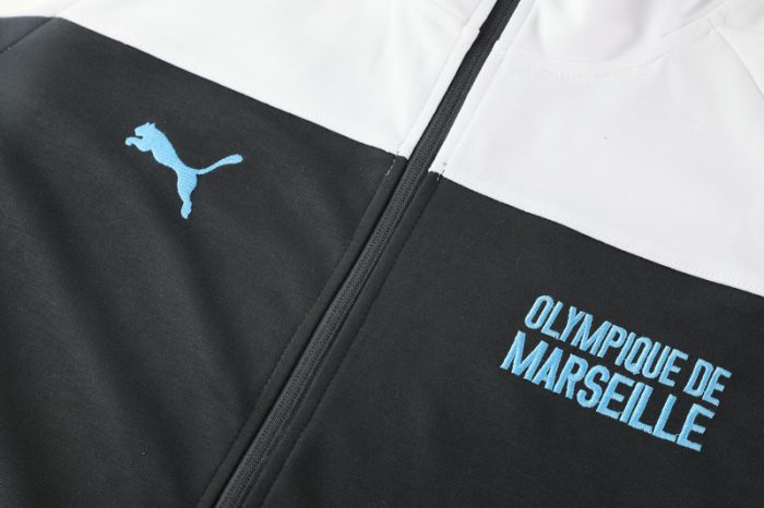 Chandal exclusivo Olympique de Marsella Black White 21/22 - Imagen 5