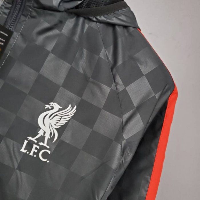 Cortavientos Nike Liverpool Black Plaid 2021/22 - Imagen 5