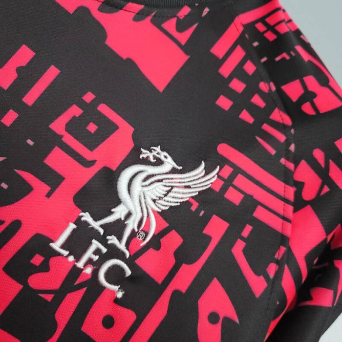 Camiseta calentamiento Liverpool 2020/21 - Imagen 5