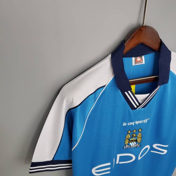 Camiseta local Retro Manchester City 1999/01 - Imagen 3