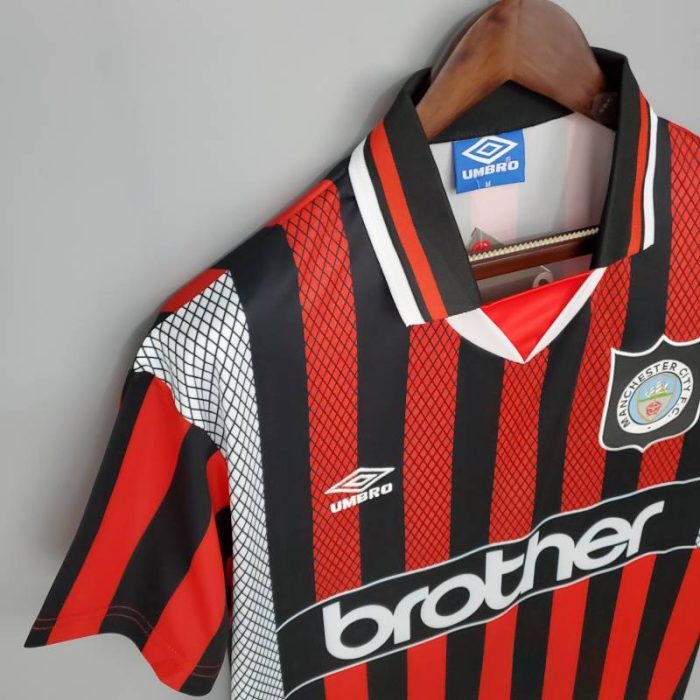 Camiseta alternativa Retro Manchester City 95/96 - Imagen 3