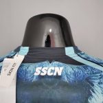 Camiseta Player Version Napoli black-blue Kappa × Marcelo Burlon 2021/22 - Imagen 9