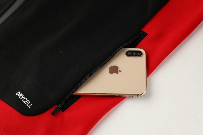 Chaqueta con capucha exclusiva AC Milán Black Red 21/22 - Imagen 7