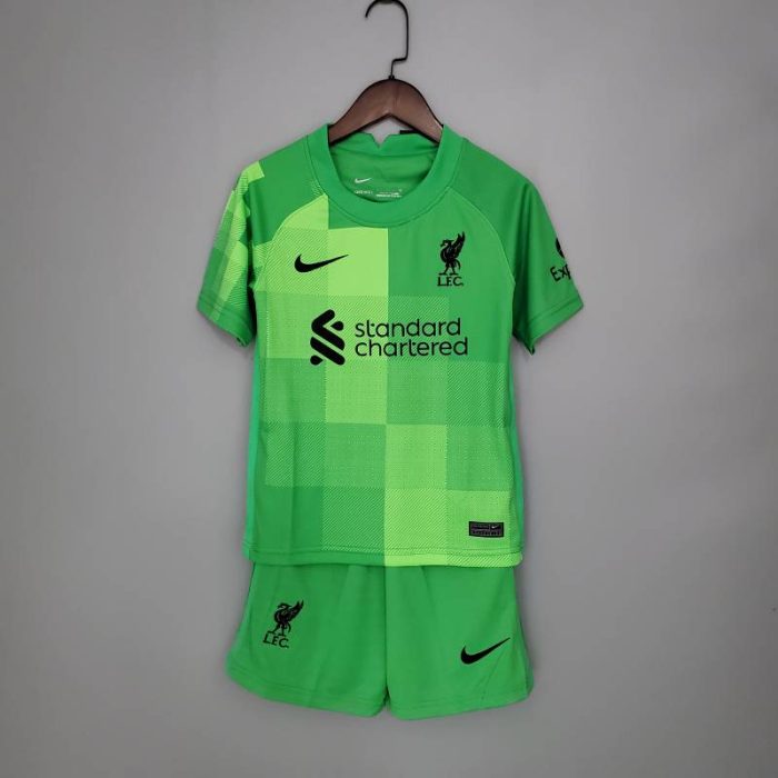 Mini conjunto Liverpool primera equipación Portero 2021/22 - Imagen 1