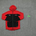 Chaqueta con capucha exclusiva AC Milán Black Red 21/22 - Imagen 3
