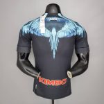 Camiseta Player Version Napoli black-blue Kappa × Marcelo Burlon 2021/22 - Imagen 2