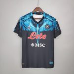 Camiseta Napoli black-blue Kappa × Marcelo Burlon 2021/22