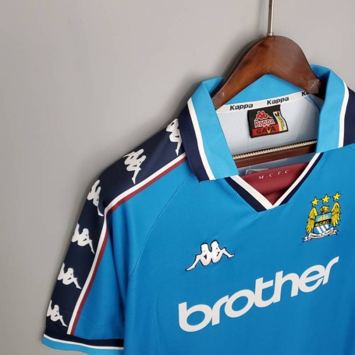 Camiseta local Retro Manchester City 1998/99 - Imagen 3