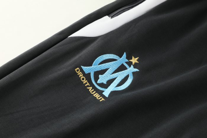 Chandal exclusivo Olympique de Marsella Black White 21/22 - Imagen 10