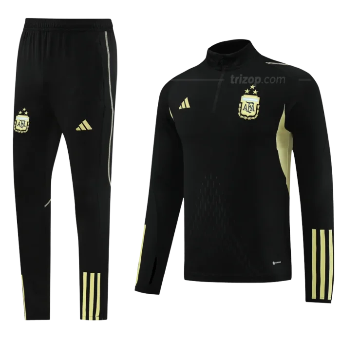 Chándal conjunto entrenamiento Argentina 3 estrellas negro 24/25 - Imagen 1