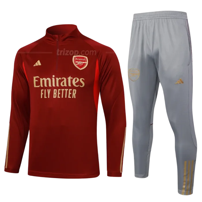 Chándal conjunto entrenamiento Arsenal rojo 23/24 - Imagen 1