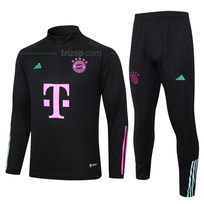 Chándal conjunto entrenamiento Bayern de Múnich negro 23/24 - Imagen 1