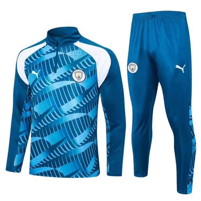 Chándal conjunto entrenamiento Manchester City azul 23/24 - Imagen 1