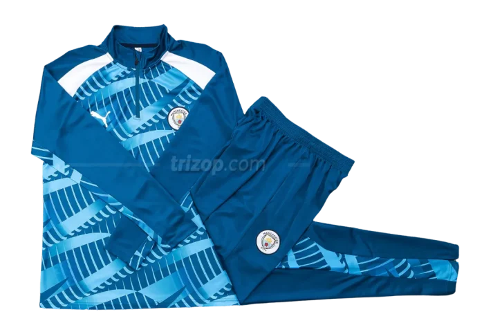 Chándal conjunto entrenamiento Manchester City azul 23/24 - Imagen 3