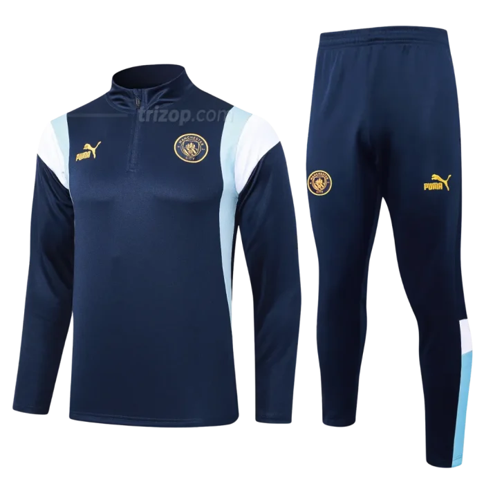 Chándal conjunto entrenamiento Manchester City azul marino 23/24 - Imagen 1