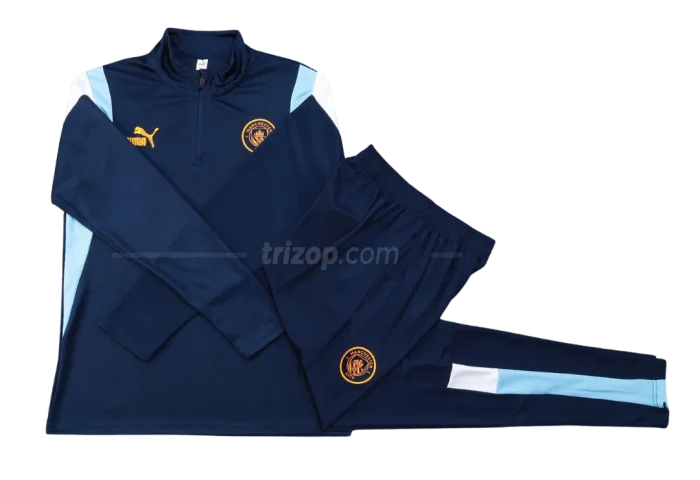 Chándal conjunto entrenamiento Manchester City azul marino 23/24 - Imagen 3