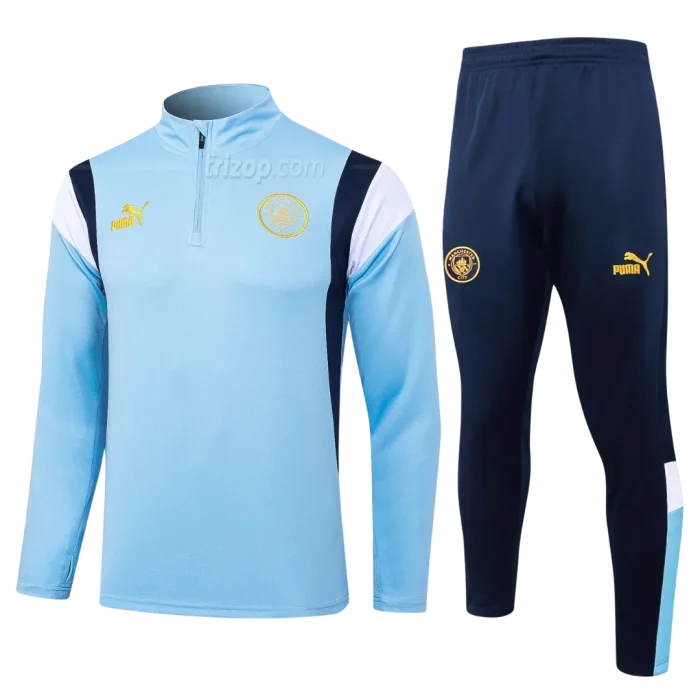 Chándal conjunto entrenamiento Manchester City celeste 23/24 - Imagen 1