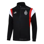 Chaqueta deportiva negra AC Milán 23/24