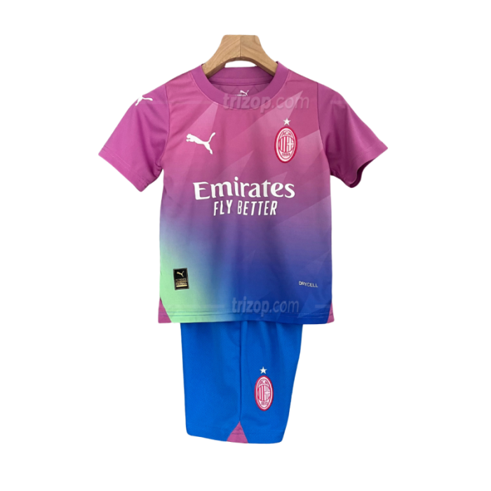 Conjunto niño AC Milán tercera equipación 23/24 - Imagen 1