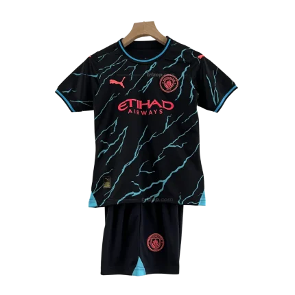 Conjunto niño Manchester City tercera equipación 23/24