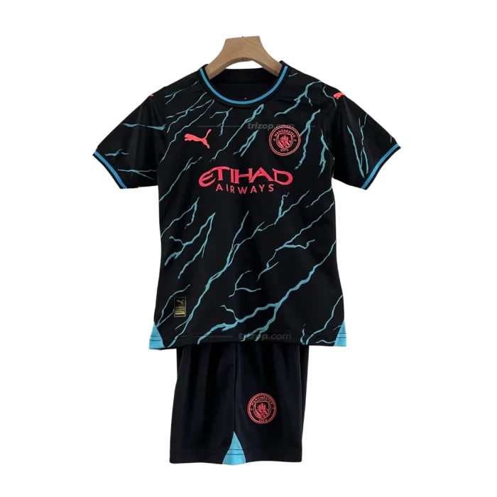 Conjunto niño Manchester City tercera equipación 23/24 - Imagen 1