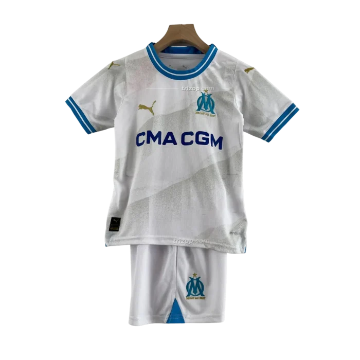 Conjunto niño Olympique de Marsella primera equipación 23/24 - Imagen 1