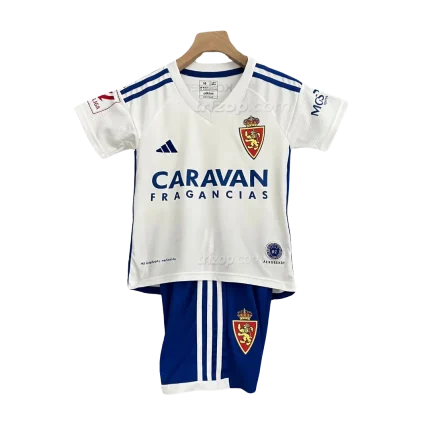 Conjunto niño Real Zaragoza primera equipación 23/24