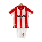 Conjunto niño Sporting Gijon primera equipación 23/24