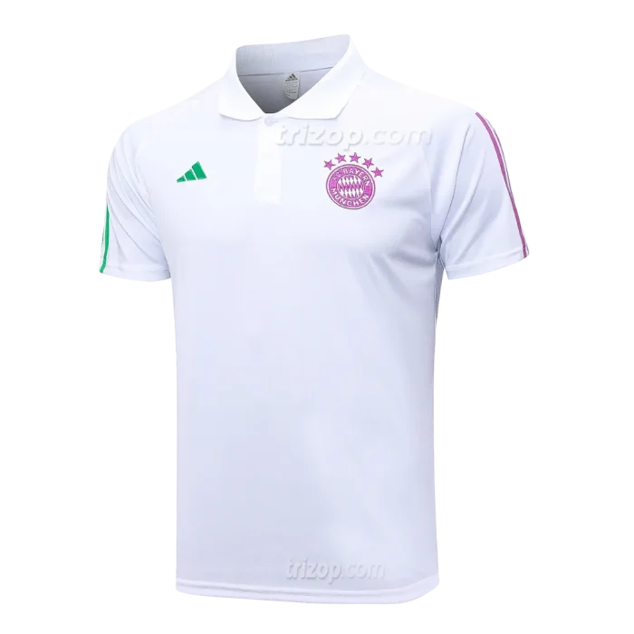 Polo deportivo blanco Bayern de Múnich 23/24 - Imagen 1