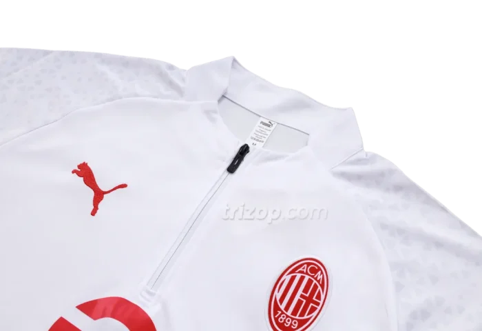 Sudadera entrenamiento blanca AC Milán 23/24 - Imagen 3