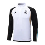 Sudadera entrenamiento blanca Real Madrid 23/24