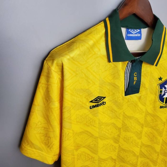 Camiseta local Retro Brasil 91/92 - Imagen 3