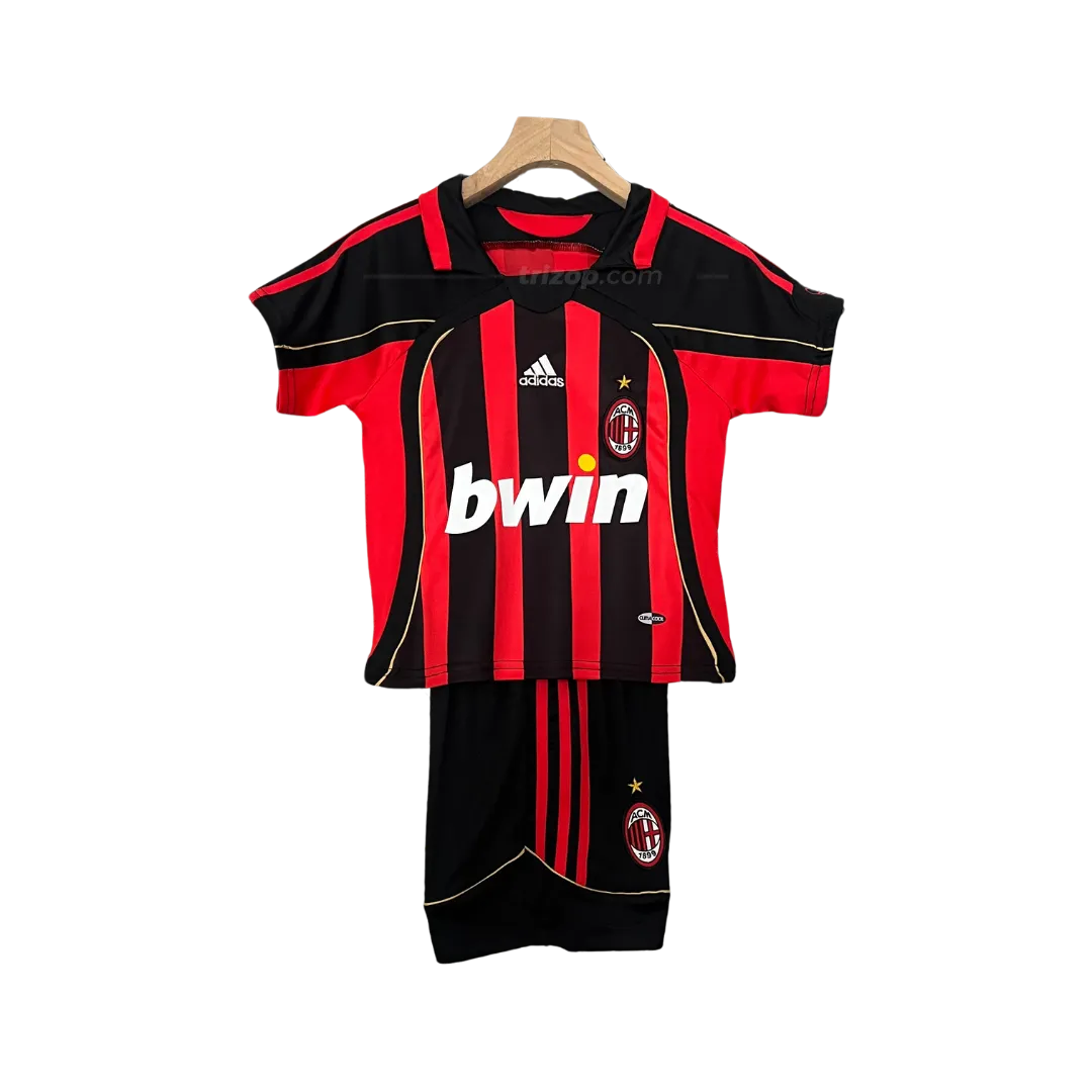 acmilan-local-06-07-nino-1 Conjunto niño local AC Milan 06/07 - Imagen 1