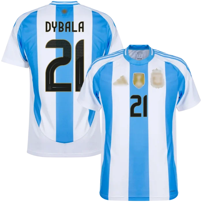 Camiseta primera Argentina «DYBALA #21» 24/25 - Imagen 1
