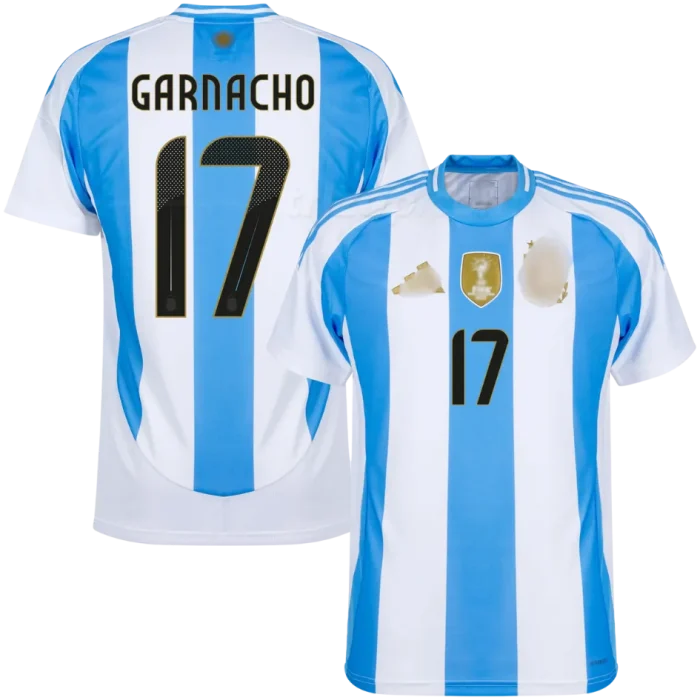 Camiseta primera niño Argentina “GARNACHO #17” 24/25 - Imagen 1