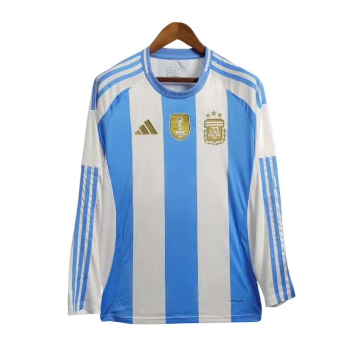Camiseta local manga larga Argentina 2024 - Imagen 1