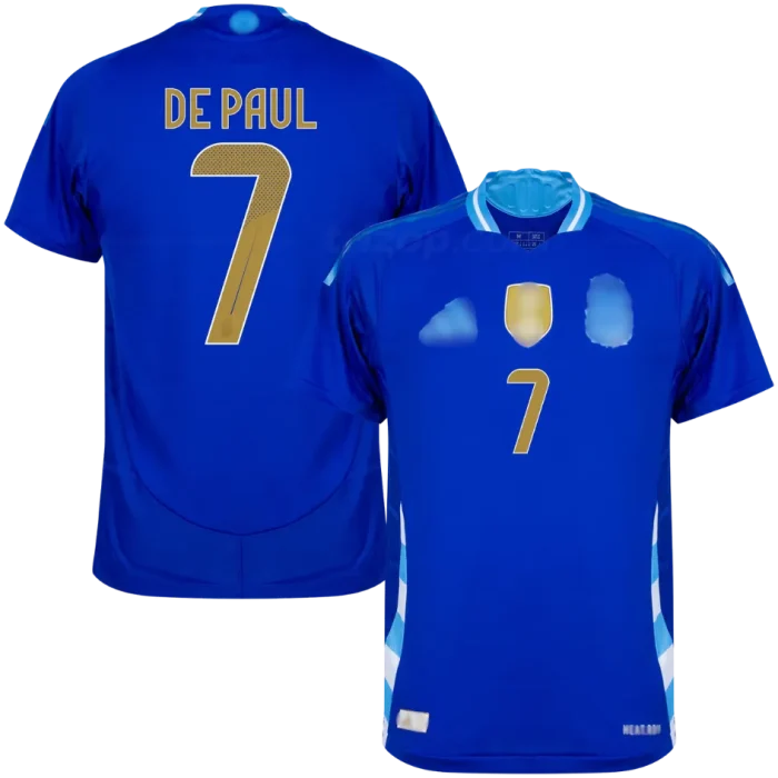 Camiseta segunda Argentina «DE PAUL #7» 24/25 - Imagen 1