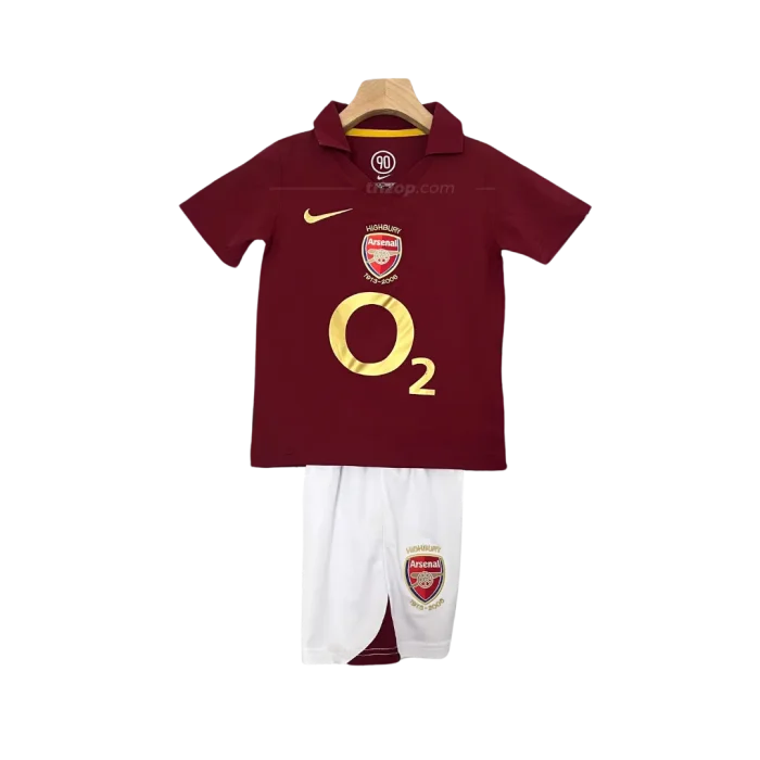 Conjunto niño local Arsenal 05/06 - Imagen 1