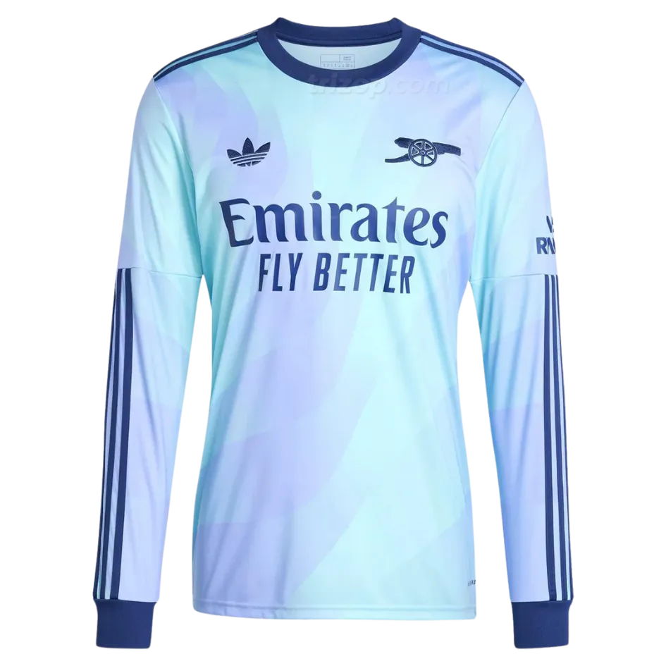 arsenal-visita-tercera-24-25-manga-larga-fan Camiseta manga larga Arsenal 24/25 - Imagen 1