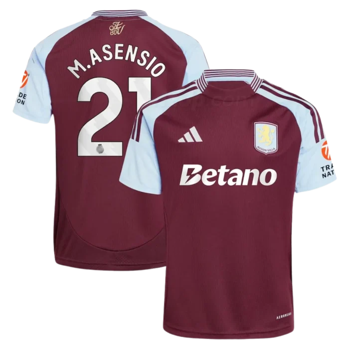 Camiseta primera Aston Villa “M. ASENSIO #21” 24/25 - Imagen 1