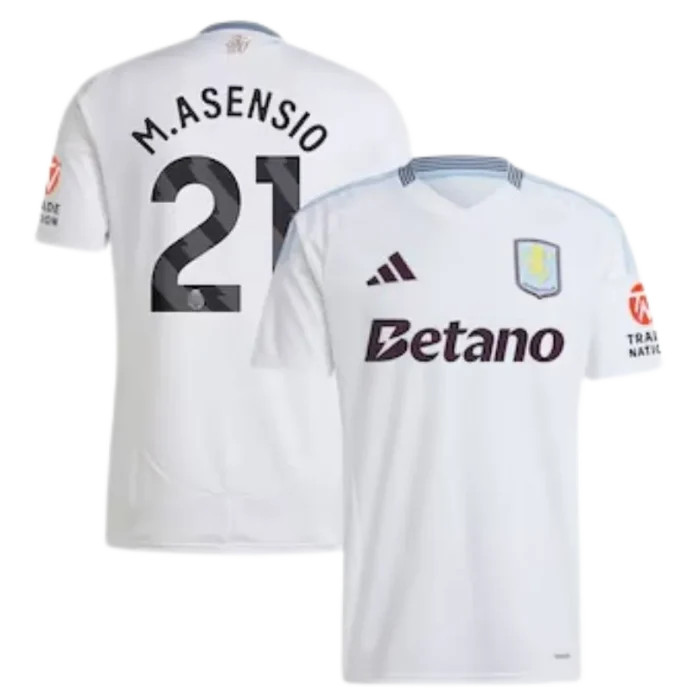 Camiseta segunda Aston Villa “M. ASENSIO #21” 24/25 - Imagen 1