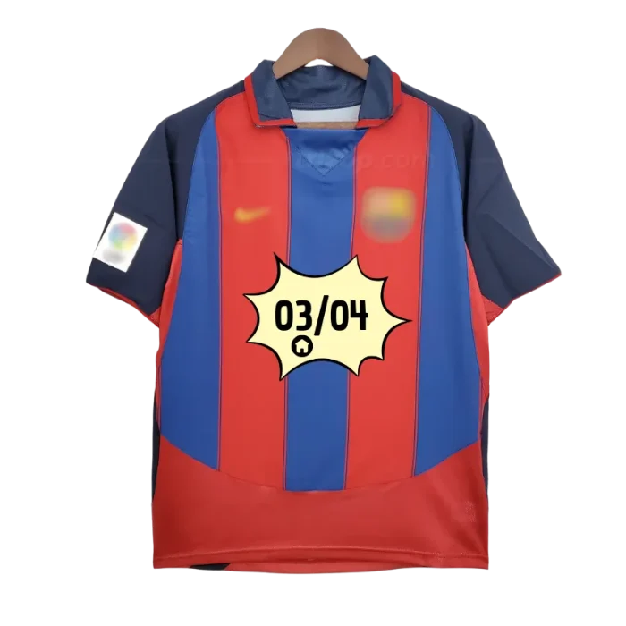 Camiseta local Retro Barcelona 03/04 - Imagen 1