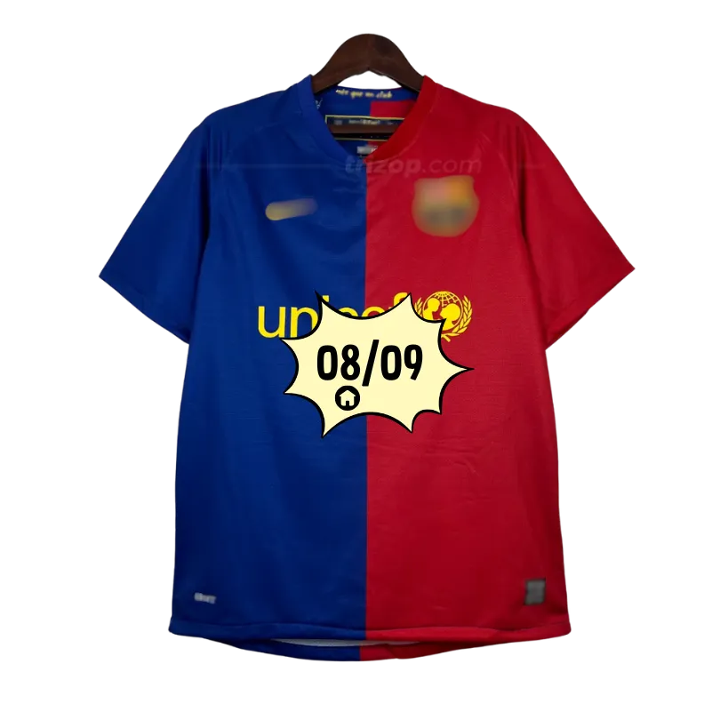 barca-casa-08-09-retro-vunicef Camiseta local Retro Barcelona 08/09 - Imagen 1