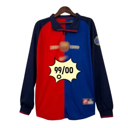 Camiseta local manga larga “Centenario” Barcelona 99/00