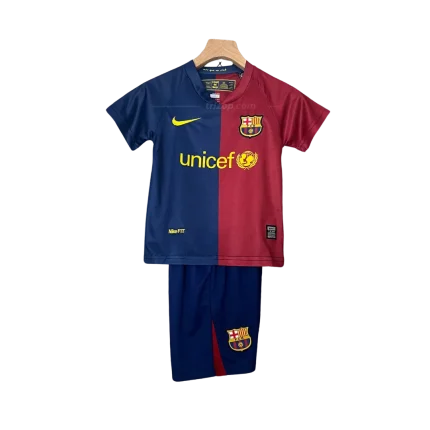 Conjunto niño local Retro FC Barcelona 2008/09