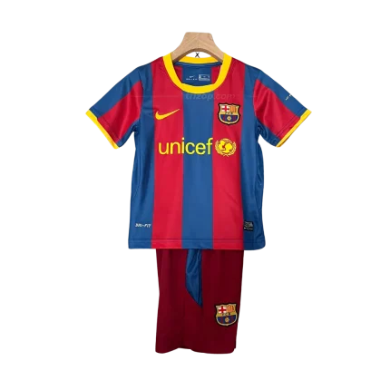 Conjunto niño local Retro FC Barcelona 2010/11