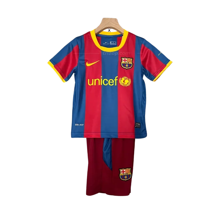 Conjunto niño local Retro FC Barcelona 2010/11 - Imagen 1