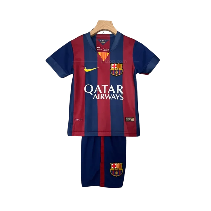 Conjunto niño local Retro FC Barcelona 2014/15 - Imagen 1