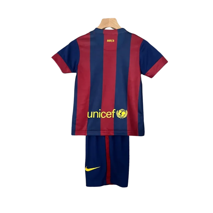 Conjunto niño local Retro FC Barcelona 2014/15 - Imagen 2
